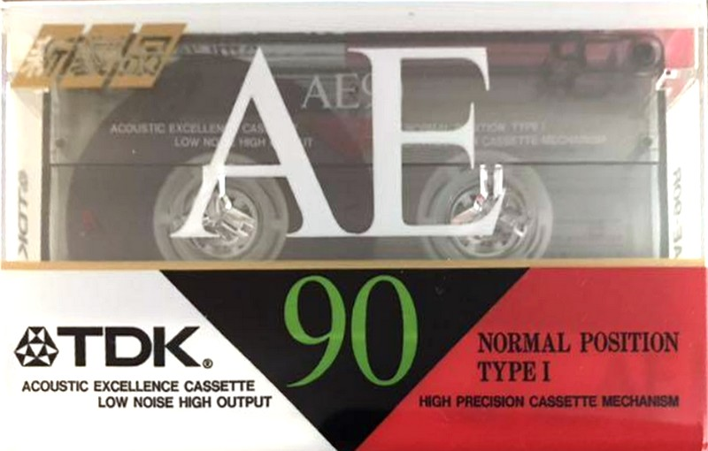 Compact Cassette TDK AE 90 "AE-90R" Type I Normal 1994 Japan