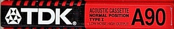 Compact Cassette TDK A 90 Type I Normal 1988 Europe