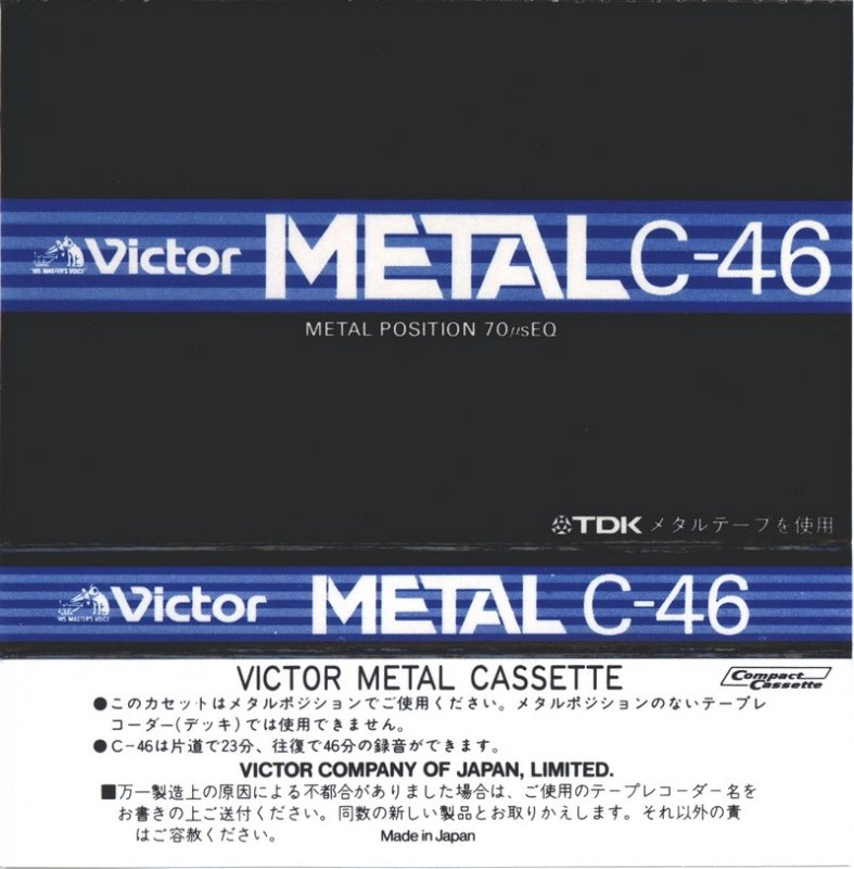 Compact Cassette: TDK Victor -  46