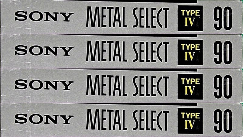 Compact Cassette: Sony  - Metal Select 90