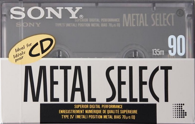 Compact Cassette: Sony  - Metal Select 90