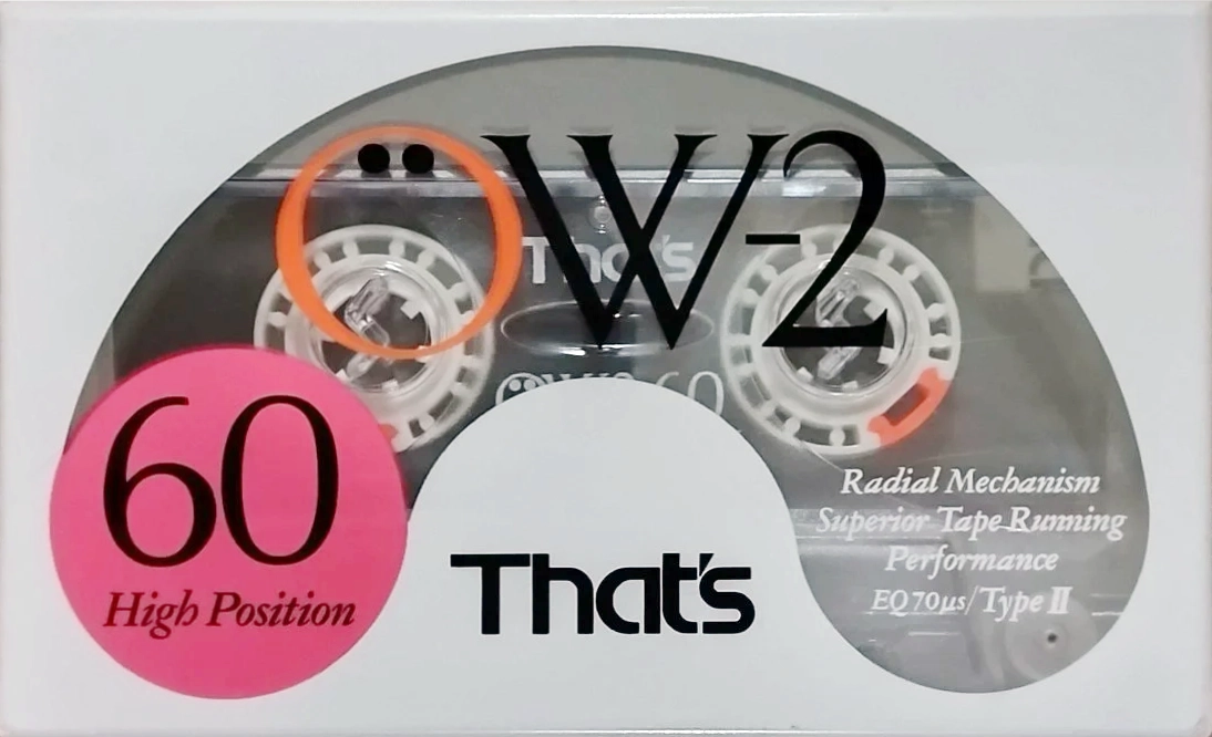 Compact Cassette Thats OW-2 60 Type II Chrome 1991 Japan