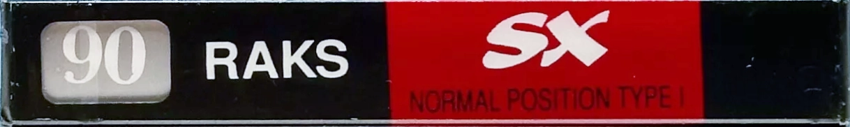 Compact Cassette RAKS SX 90 Type I Normal 1990 Europe
