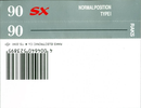 Compact Cassette RAKS SX 90 Type I Normal 1990 Europe