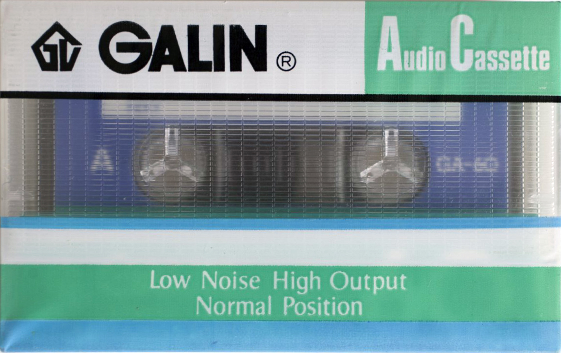 Compact Cassette Galin GA 60 Type I Normal 1989 China