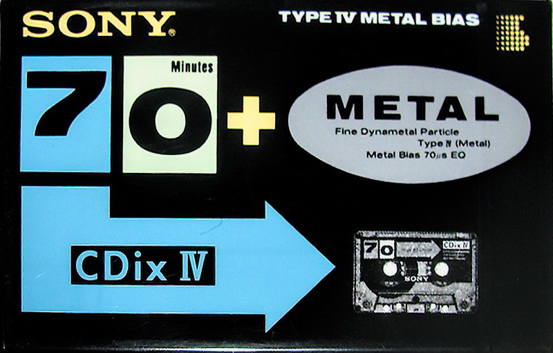 Compact Cassette: Sony  - CDix IV 70