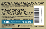 Compact Cassette AXIA PS-IIx 50 Type II Chrome 1987 Japan