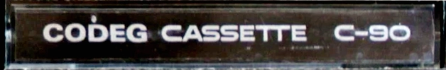 Compact Cassette Codeg 90 Type I Normal Unknown Country