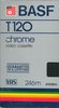 VHS, Video Home System BASF 120 Type II Chrome 1985 North America