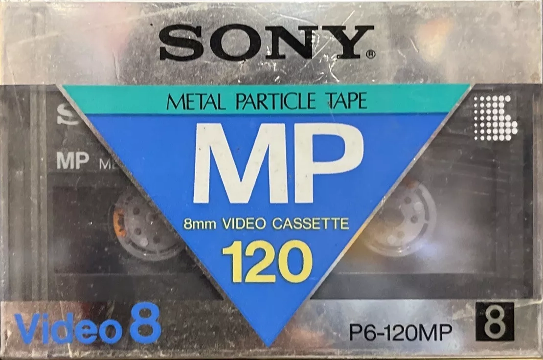 Video8, Hi8, Digital8 Sony MP 120 "video 8 P6-120MP" Type IV Metal Japan