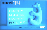 Compact Cassette Maxell My1 74 "MY1-74N" Type I Normal 2000 Japan
