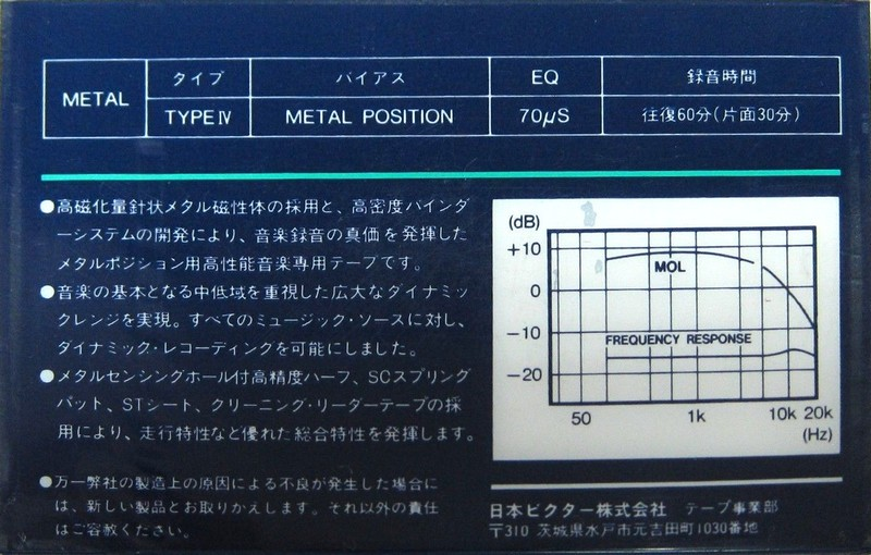 Compact Cassette: Matsushita Victor - Dynarec 60