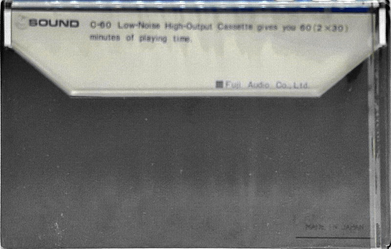 Compact Cassette Sound 60 Type I Normal 1974 Japan