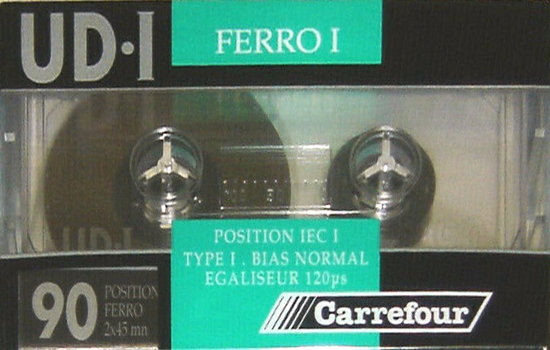 Compact Cassette Carrefour UD I 90 Type I Normal Europe