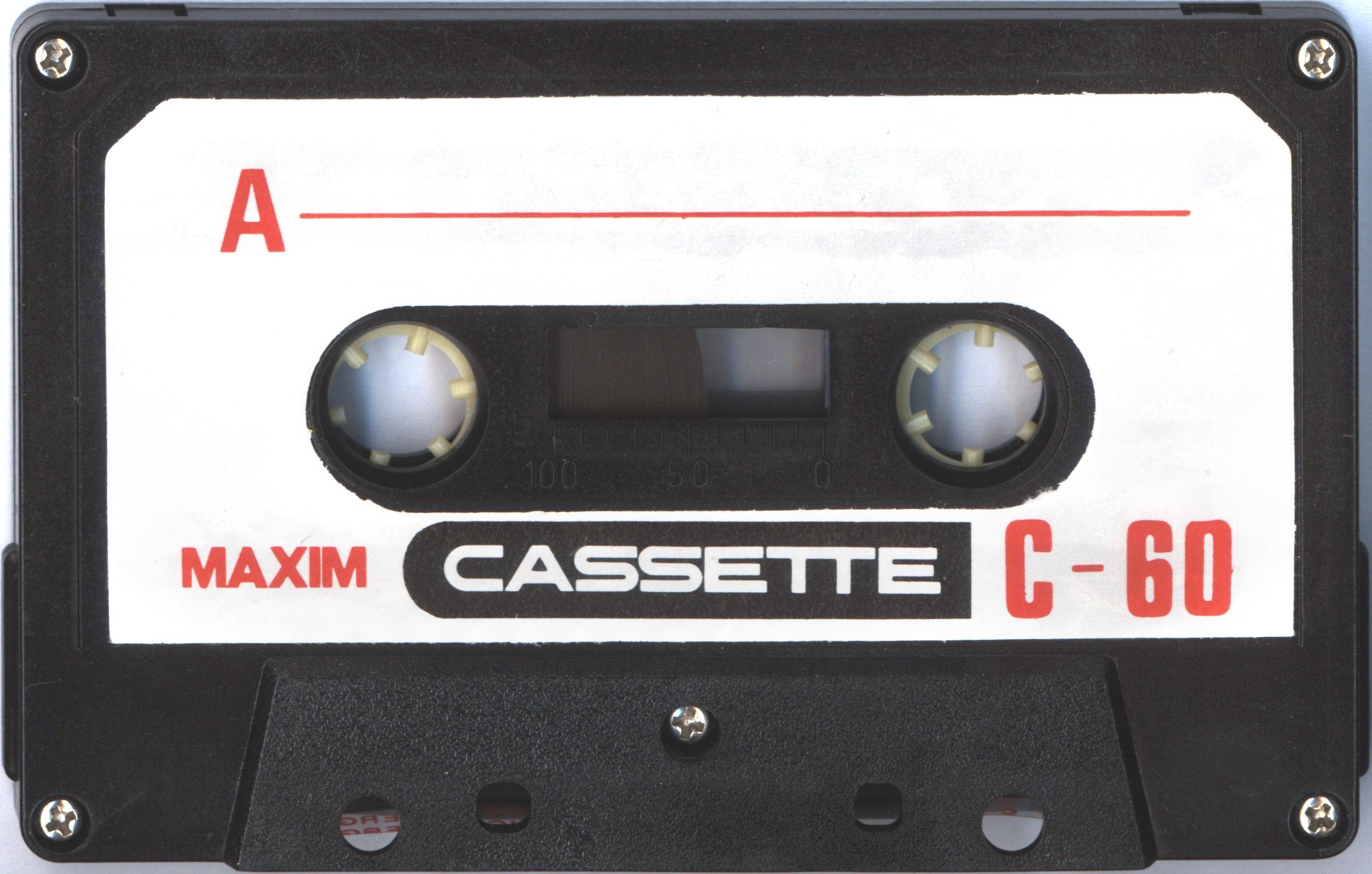 Compact Cassette Maxim 60 Type I Normal Unknown Country