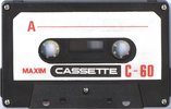 Compact Cassette Maxim 60 Type I Normal Unknown Country