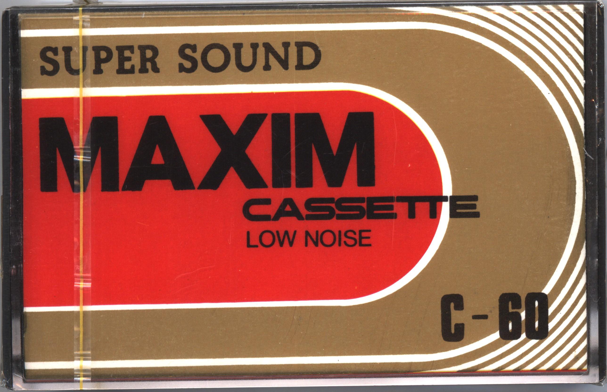 Compact Cassette Maxim 60 Type I Normal Unknown Country