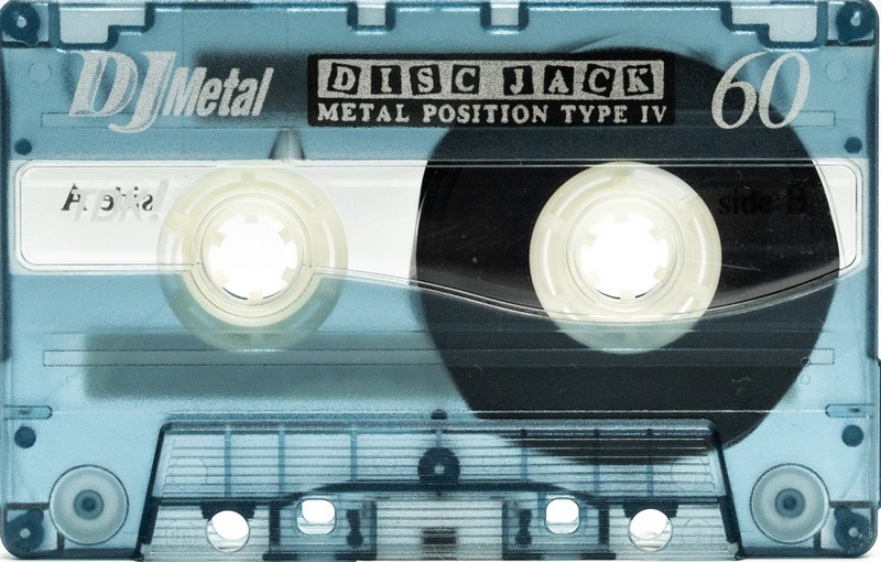 Compact Cassette TDK DJ Metal Disc Jack 60 "DJM-60S" Type IV Metal 1997 Japan