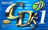 Compact Cassette Maxell CD`s I / CD`s 1 70 "CDS1-70M" Type I Normal 1999 Japan