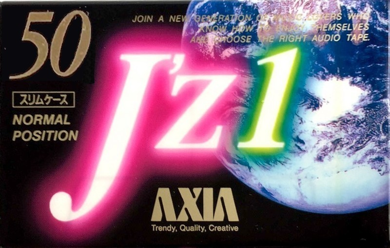 Compact Cassette AXIA J`z 1 50 "JZ1A 50" Type I Normal 1992 Japan
