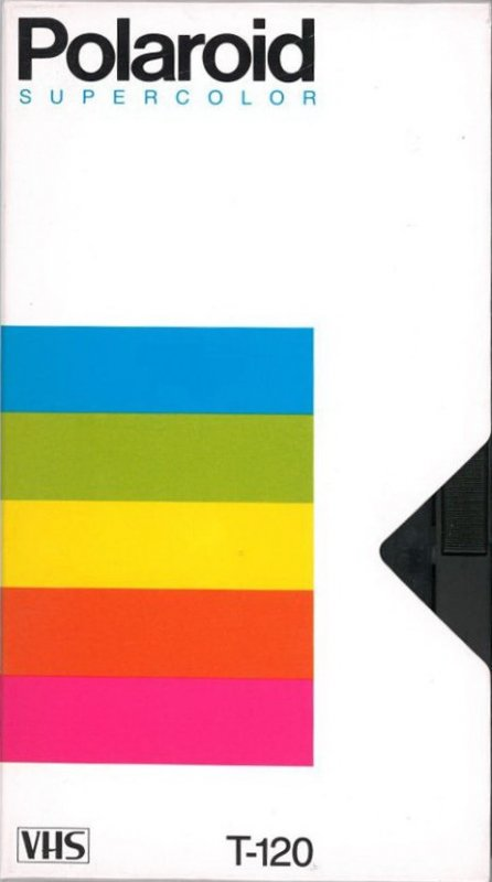 VHS, Video Home System Polaroid 120 Type I Normal North America