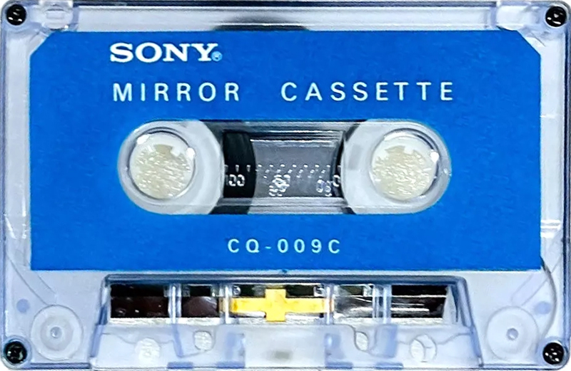 Compact Cassette Sony "CQ-009C MIRROR CASSETTE" Test Cassette Japan