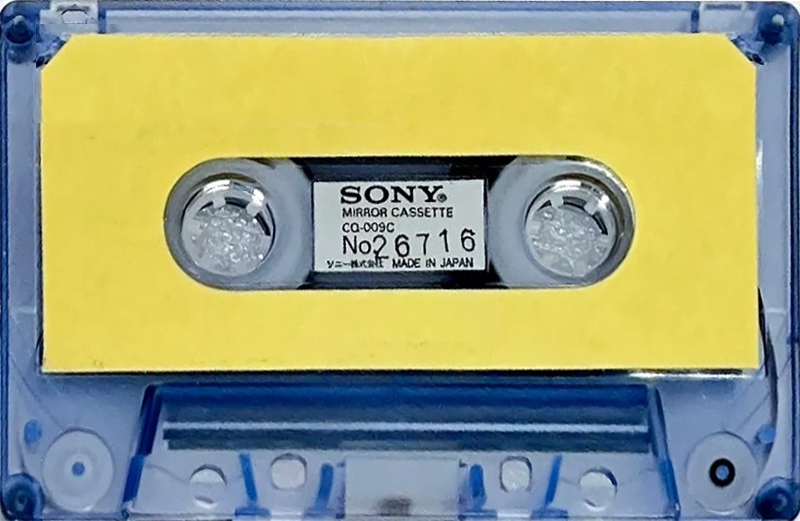 Compact Cassette Sony "CQ-009C MIRROR CASSETTE" Test Cassette Japan