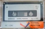 Compact Cassette Denvo 90 "HC" Type I Normal Unknown Country