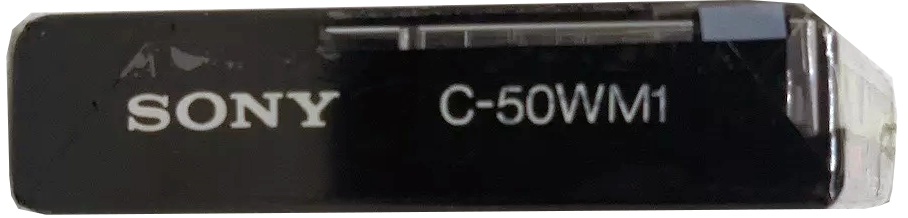 Compact Cassette Sony Walkman 50 "C-50WM1" Type I Normal 1988 Japan