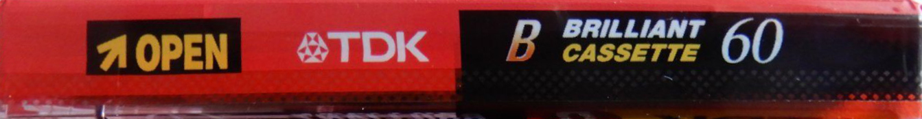 Compact Cassette TDK B 60 Type I Normal 1992 Thailand