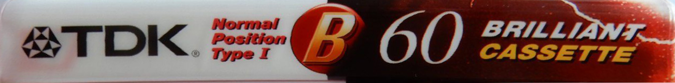Compact Cassette TDK B 60 Type I Normal 1992 Thailand