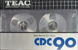Compact Cassette Teac CDC 90 Type I Normal 1983 USA