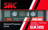Compact Cassette SKC GX 120 Type I Normal 1984 Europe