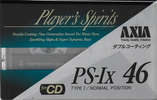 Compact Cassette AXIA PS-Ix 46 "PS-1X A 46" Type I Normal 1991 Japan