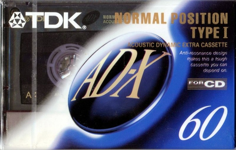 Compact Cassette: TDK  - AD-X 60