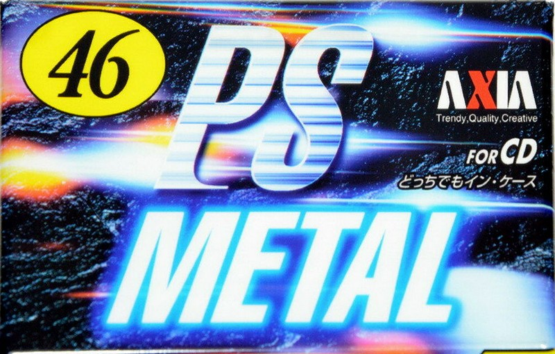 Compact Cassette AXIA PS-Metal 46 "PSMJ 46" Type IV Metal 1997 Japan