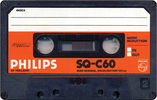 Compact Cassette Philips Studio Quality 60 Type I Normal 1981 Europe