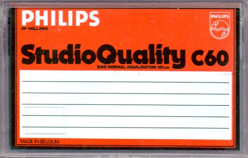 Compact Cassette: Philips  - Studio Quality 60