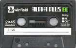 Compact Cassette Winfield Alpha Plus 90 "Improved standart" Type I Normal 1978 UK