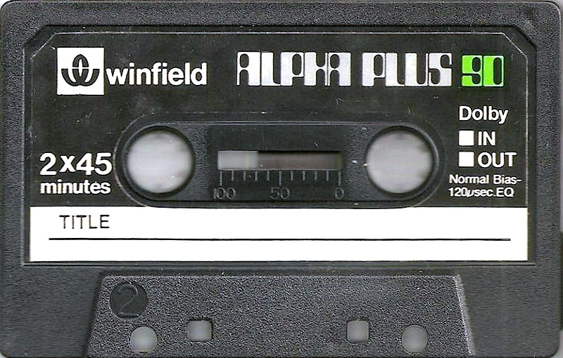 Compact Cassette: Unknown Winfield - Alpha Plus 90