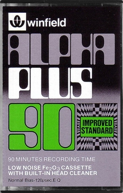 Compact Cassette: Unknown Winfield - Alpha Plus 90