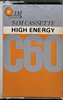 Compact Cassette Sim 60 "High Energy" Type I Normal 1978 Hong Kong