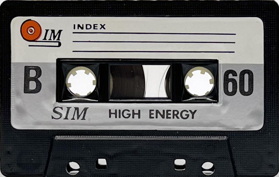 Compact Cassette Sim 60 "High Energy" Type I Normal 1978 Hong Kong
