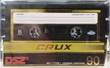 Compact Cassette CRUX DSZ 90 "X gold" Type I Normal 2023 Worldwide
