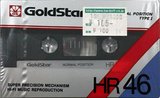 Compact Cassette Goldstar HR 46 Type I Normal 1986 Canada