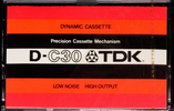 Compact Cassette TDK D 30 Type I Normal 1975 Europe, USA