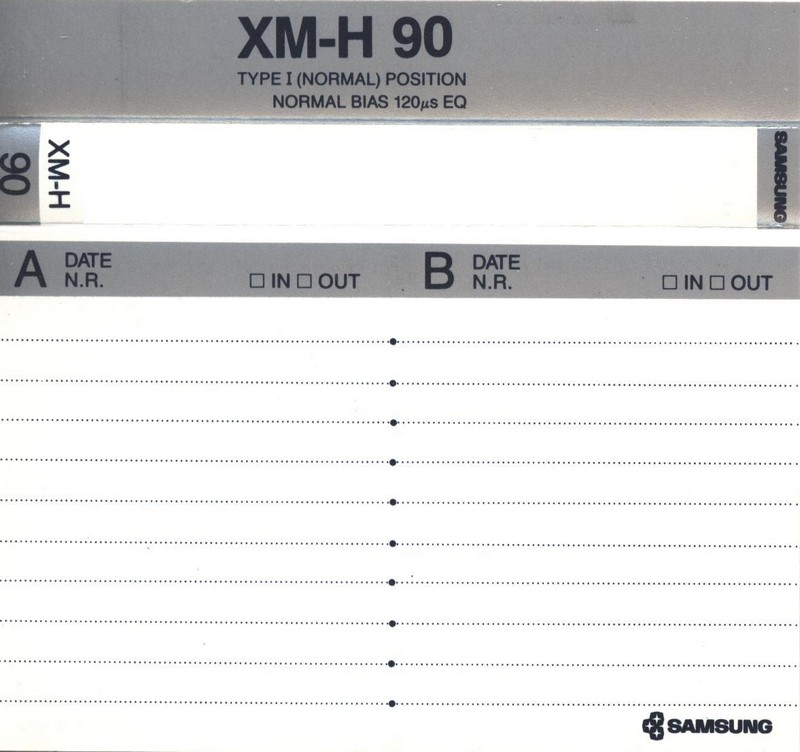 Compact Cassette:  Samsung - XM-H 90