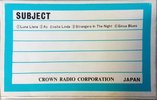 Compact Cassette Crown / Crown Radio Corporation 15 "AM-N-117" Demonstration Tape 1978 Japan