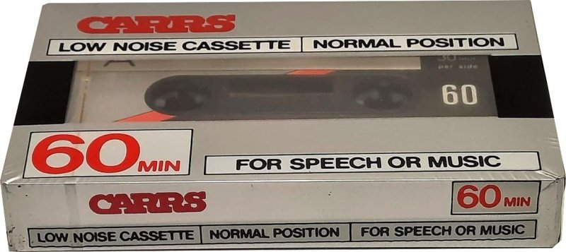 Compact Cassette Carrs 60 Type I Normal