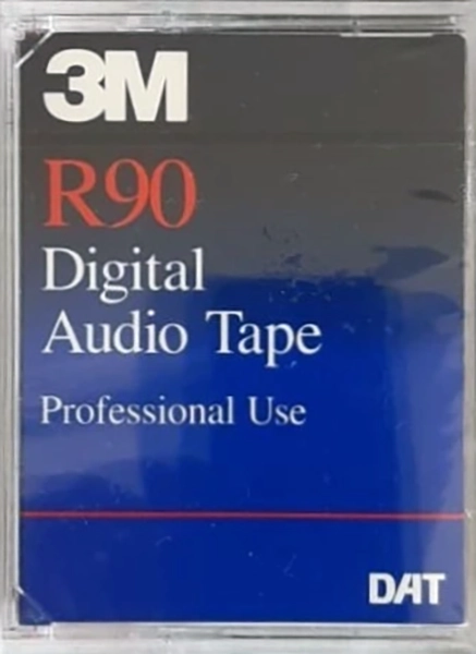 Digital Audio Tape 3M 90 Type IV Metal 1988 North America